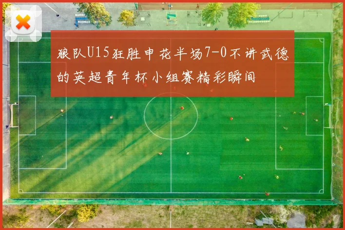 狼队U15狂胜申花半场7-0不讲武德的英超青年杯小组赛精彩瞬间